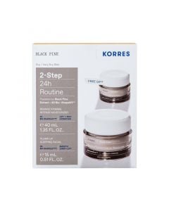 Korres Promo Black Pine Κρέμα Hμέρα για Ξηρές - Πολύ Ξηρές Επιδερμίδες 40ml & Δώρο Κρέμα Νύχτας για Σύσφιγξη & Lifting 15ml