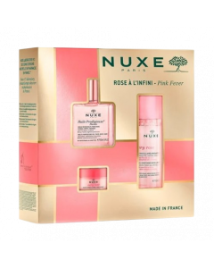 Nuxe Promo 2024 Rose A L'infini Ξηρό Λάδι Ενυδάτωσης 50ml & Very Rose Απαλό Νερό Καθαρισμού για Πρόσωπο & Μάτια 100ml & Very Rose Ενυδατικό Χειλιών 15gr