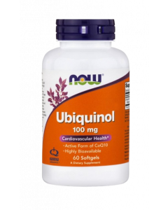 Now Foods Ubiquinol 100mg 60μαλακές κάψουλες