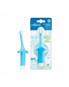Dr. Brown's Οδοντόβουρτσα Bρεφών & Nηπίων 0-3 ετών Μπλε (HG014) 1τμχ