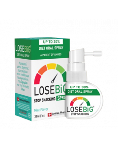 Amhes Pharma Diet Oral Spray LoseBiG Stop Snacking Spray Mint 30ml Συμπλήρωμα Διατροφής για Μείωση του Τσιμπολογήματος