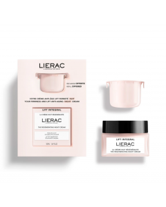 Lierac Promo Lift Integral Κρέμα Προσώπου & Λαιμού Νυκτός με Υαλουρονικό Οξύ για Αντιγήρανση & Σύσφιξη 50ml & Δώρο Ανταλλακτική Συσκευασία 50ml