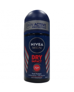 Nivea Men Dry Impact Anti-Perspirant 72h Roll-On Αποσμητικό 50ml