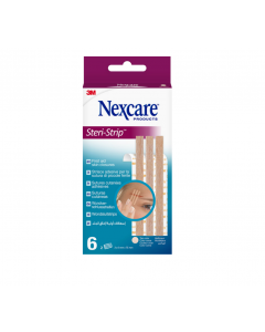 3M Nexcare Steri-Strip Σετ Ταινιών Σύγκλισης Δέρματος Μπεζ 3x6mm x 75mm