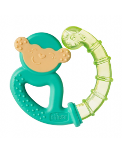 Chicco Δροσιστικός Κρίκος Οδοντοφυΐας Monkey Green 4m+ 1 τεμάχιο