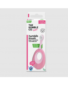 The Humble Co. Baby Πολύ Μαλακή Παιδική Οδοντόβουρτσα για 6m έως 2 Ετών Ροζ 1 Τεμάχιο