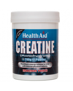 Health Aid Creatine Monohydrate Powder 200gr Κρεατίνη