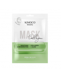 Kimoco Beauty Mask Collagen Λειαντική & Αναζωογονητική Μάσκα Προσώπου με Κολλαγόνο & Αλόη 23ml