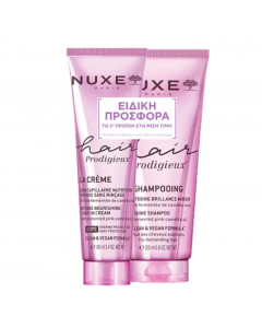 Nuxe Promo Hair Prodigieux Εντατική Ενυδατική Leave-In Κρέμα για τα Μαλλιά 100ml & Καινοτόμο Σαμπουάν Λάμψης 200ml