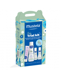 Mustela Promo Baby Trial Kit Απαλό Τζελ καθαρισμού 200ml & Hydra Bebe Λοσιόν Σώματος 50ml & Νερό Καθαρισμού 50ml & Κρέμα Αλλαγής Πάνας 50ml