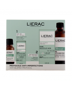 Lierac Promo Protocole Anti-Imperfections Anti-Blemish Protocol Stop Τοπικών Ατελειών με Καθαρό Σαλικυλικό Οξύ 15ml & Peeling με Καθαρό Σαλικυλικό Οξύ 100ml