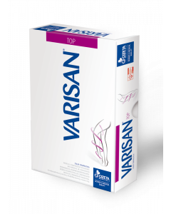 Varisan Top No2 Normal Κάλτσες Διαβαθμισμένης Συμπίεσης Κάτω Γόνατος με Ανοιχτά Δάχτυλα 23-32 mmHg Μπεζ 1ζευγάρι
