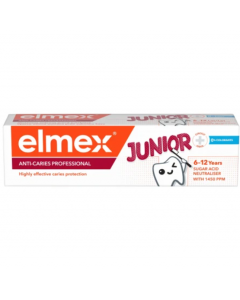 Elmex Junior Anti-Cavity Toothpaste 6-12 Years 75ml Παιδική Οδοντόκρεμα Κατά της Τερηδόνας
