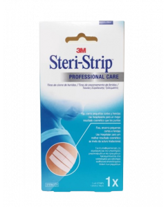 3M Steri Strip Ταινίες Σύγκλεισης Τραύματος 12mm x 10cm 1τμχ