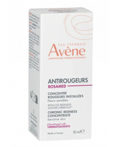 Avene Antirougeurs Rosamed Chronic Redness Concentrate 30ml Συμπυκνωμένη Κρέμα Προσώπου Κατά της Χρόνιας Ερυθρότητας 