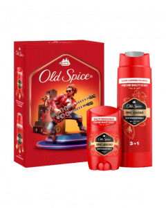 Old Spice Promo Epic Legend Αποσμητικό Roll On 50ml & Αφρόλουτρο & Σαμπουάν 250ml