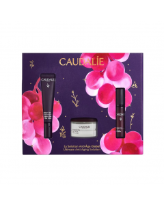 Caudalie Promo Ultimate Anti-Aging Solution Premier Cru Κρέμα Ματιών 15ml &  Αντιγηραντικός Ορός Προσώπου 10ml & Αντιγηραντική Κρέμα Προσώπου 15ml