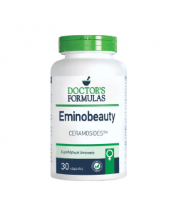 Doctor's Formulas Συμπλήρωμα Διατροφής Eminobeauty για Ενυδατωμένη, Ελαστική & Λαμπερή Επιδερμίδα 30κάψουλες