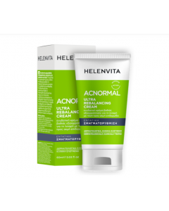 Helenvita ACNormal Ultra Rebalancing Cream 60ml Ενυδατική Κρέμα Προσώπου Βαθιάς Εξισορρόπησης για Λιπαρές με Τάση για Ακμή Επιδερμίδες