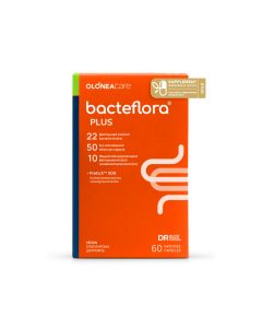 Olonea BacteFlora Plus Συνδυασμός Υψηλής Συγκέντρωσης Προβιοτικών Ευρέως Φάσματος & Πρεβιοτικού 60κάψουλες