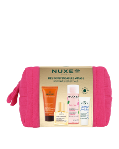 Nuxe My Travel Essentials – Skincare Set with Dry Oil 10ml, Cleansing Gel 30ml, Micellar Water 50ml & Moisturizing Face Cream 15ml