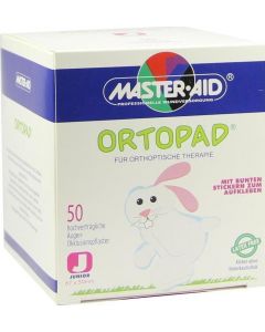 Master Aid Ortopad Junior 67 x 50mm Eye Sticker for Kids 50 Items