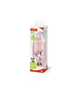 Nuk Sports Cup Minnie με Καπάκι Push-Pull Λευκό 450ml (10.255.413) Παγουράκι 1 Τεμάχιο