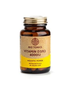Bio Tonics Vitamin D3/K2 4000IU 40veg.caps Βιταμίνη D3/K2