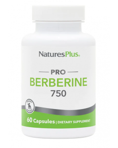 Nature's Plus Pro Berberine 750 60caps Συμπλήρωμα Διατροφής για τη Διατήρηση Φυσιολογικών Επιπέδων Σακχάρου