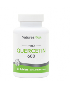 Nature's Plus Quercetin 600 60 Κάψουλες Συμπλήρωμα Διατροφής με Αντιοξειδωτική Δράση