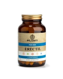 Bio Tonics Erectil For Men 60caps Συμπλήρωμα Διατροφής για την Αύξηση των Επιπέδων της Αντρικής Libido