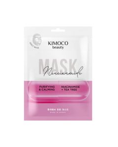 Kimoco Beauty Mask Niacinamide Καταπραϋντική Μάσκα Προσώπου με Νιασιναμίδη & Εκχύλισμα Δέντρου Τσαγιού 23ml