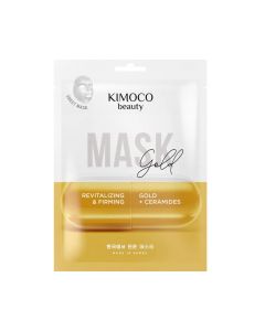 Kimoco Beauty Mask Gold Αναζωογονητική & Συσφικτική Μάσκα Προσώπου με Κολλοειδή Χρυσό & Κεραμίδια 23ml