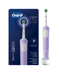 Oral-B Vitality Pro Μωβ Ηλεκτρική Οδοντόβουρτσα 1τεμάχιο