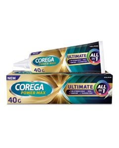 Corega Power Max Ultimate All in 1 40gr Στερεωτική Κρέμα Τεχνητής Οδοντοστοιχίας