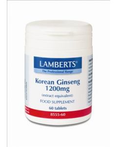 BestPharmacy.gr - Photo of Lamberts Korean Ginseng 1200mg 60 Tabs