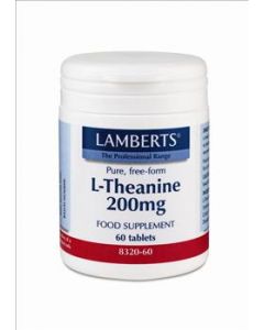 BestPharmacy.gr - Photo of Lamberts L-Theanine 200mg 60 Tabs