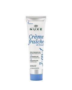 Nuxe Creme Fraiche de Beaute 3 in 1 48ωρη Ενυδατική Κρέμα, Γαλάκτωμα Ντεμακιγιάζ & Μάσκα Επαναπύκνωσης 3σε1, 100ml
