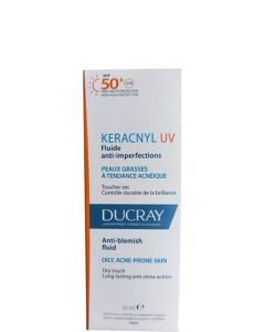 Ducray Kerancyl SPF50+ Fluide Λεπτόρρευστη Κρεμα κατά των Ατελειών 50ml
