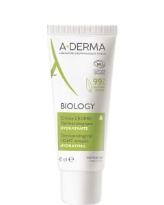 A-Derma Biology Ενυδατική Κρέμα με ελαφριά υφή 40ml
