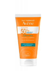Avène Cleanance Solaire SPF50+ Αντηλιακό Προσώπου για Ευαίσθητο Λιπαρό Δέρμα με Ατέλειες 50ml
