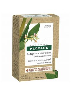 Klorane Treating Powder Hair Mask 8x3gr Θεραπευτική Μάσκα Πούδρα Μαλλιών Κατά Της Επίμονης Πιτυρίδας