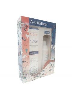 Avene Promo A-Oxitive Xmas Set Λειαντική Υδρο-Κρέμα Ημέρας 30ml & Δώρο Αφρός Καθαρισμού 50ml