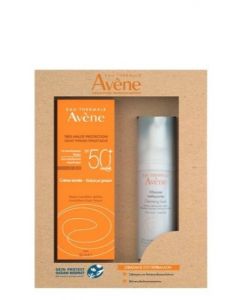 Avene Promo Αντηλιακή Κρέμα Προσώπου SPF50+ με Χρώμα για Ξηρές Επιδερμίδες 50ml & Δώρο Mousse Nettoyante Αφρός Καθαρισμού Προσώπου - Ντεμακιγιάζ 50ml