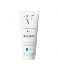 Vichy NEW Purete Thermale Demaquillant Integral 3 in 1 Peau Sensible 300ml Γαλάκτωμα Καθαρισμού Προσώπου 3 σε 1 - Ευαίσθητες Επιδερμίδες