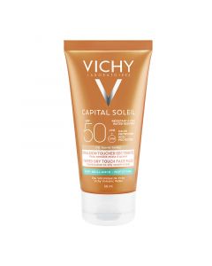 Vichy Capital Soleil BB Tinted Dry Touch Face Fluid SPF50 50ml Αντιηλιακή Κρέμα Προσώπου με Χρώμα και Ματ Αποτέλεσμα