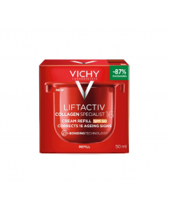 Vichy Liftactiv Refill Collagen Specialist 16 Spf50 Day Cream 50ml Boosts Collagen & Corrects 16 Signs of Aging