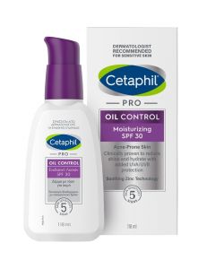 Cetaphil PRO Oil Control Moisturizing Lotion for Acne-Prone Skin SPF30, 118ml