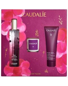 Caudalie Promo The des Vignes Γυναικείο Άρωμα 50ml & Αρωματικό Κερί 35g & Αφρόλουτρο 50ml
