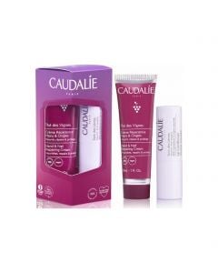 Caudalie Promo Lip & Hand Duo Thé des Vignes Κρέμα Χεριών Και Νυχιών 30ml & Lip Conditioner Ενυδατικό Stick Χειλιών 4.5gr